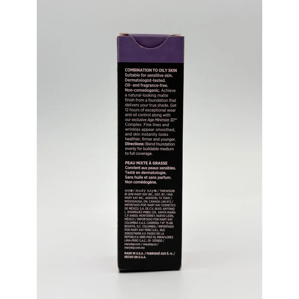 Mary Kay TimeWise Matte 3D Foundation Bronze W 140 NIB 1oz/30ml